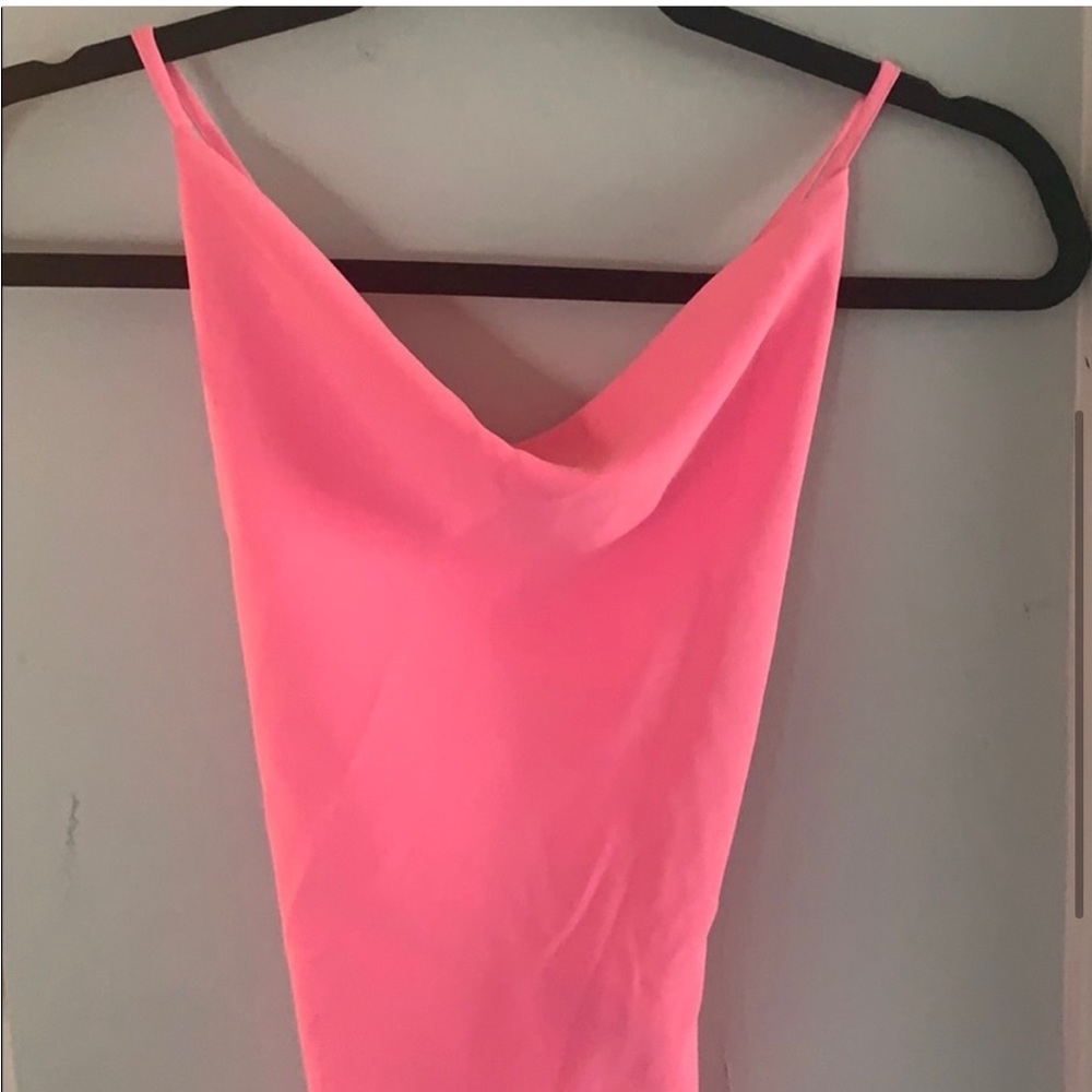 Pink Amanda Uprichard Janet Dress - Picture 3 of 4